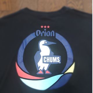 チャムス(CHUMS)のCHUMS　オリオンビール　Tシャツ　M　黒(Tシャツ/カットソー(半袖/袖なし))