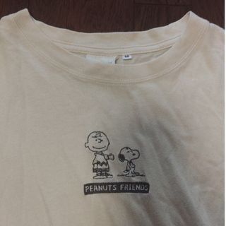 ピーナッツ(PEANUTS)のpeanuts Tシャツ M　刺繍(Tシャツ/カットソー(半袖/袖なし))