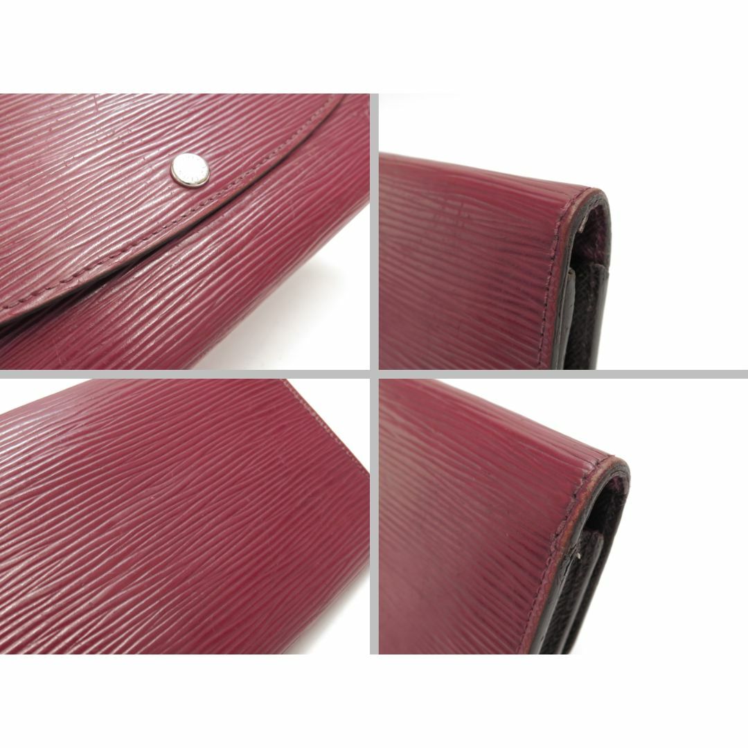 LOUIS VUITTON(ルイヴィトン)のルイヴィトン　エピ　ポルトフォイユ・エミリ　長財布　赤紫系　M60851　 レディースのファッション小物(財布)の商品写真