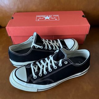 コンバース(CONVERSE)のconverse CT70 黒／白 27cm 海外コンバース(スニーカー)