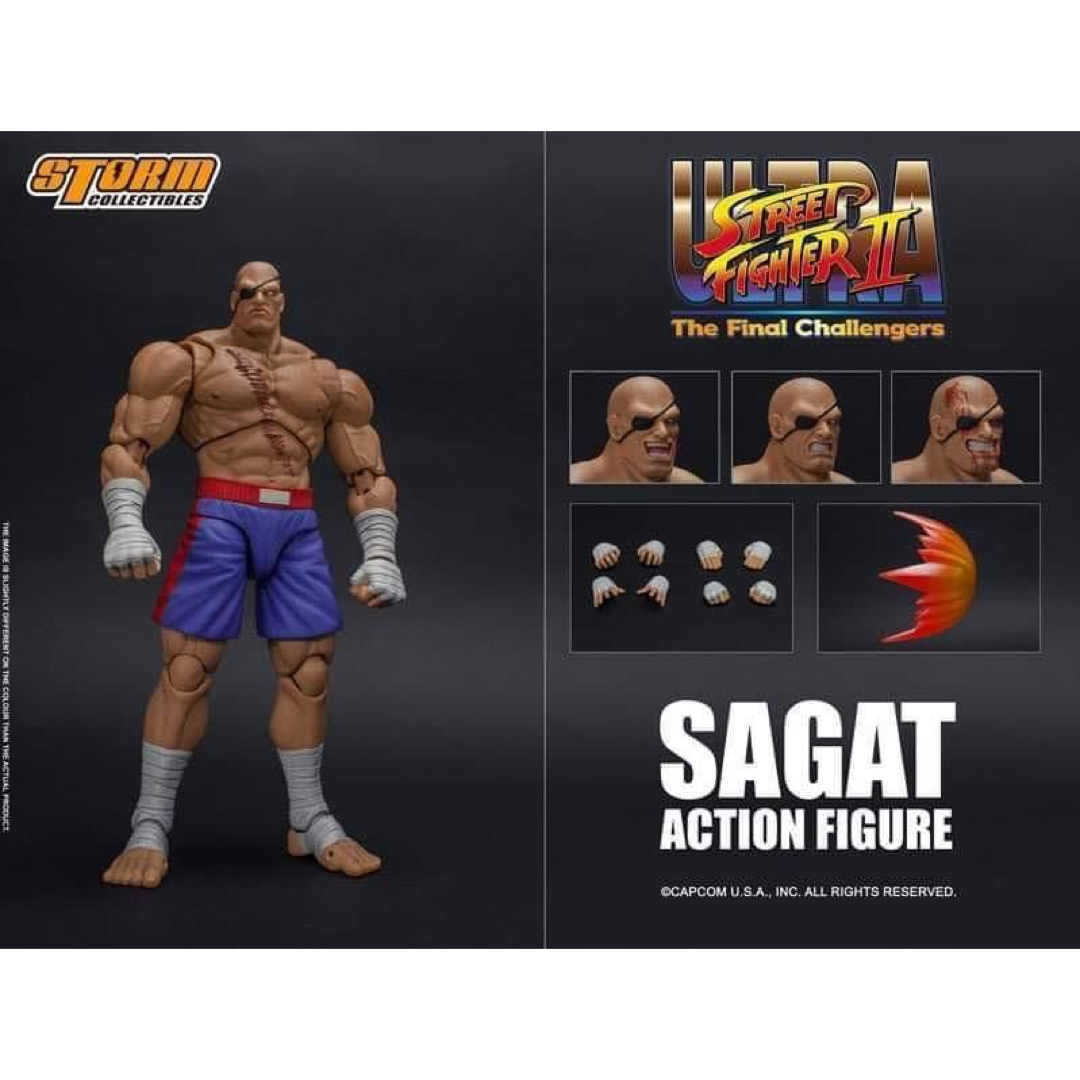 Storm CollectiblesストリートファイターII サガット 1/12 Storm CollectiblesストリートファイターII サガット 1/12