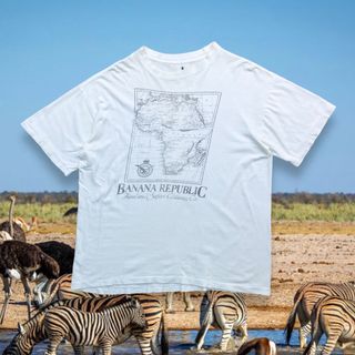 バナナリパブリック(Banana Republic)の90s BANANA REPUBLIC バナナリパブリック ヴィンテージTシャツ(Tシャツ/カットソー(半袖/袖なし))