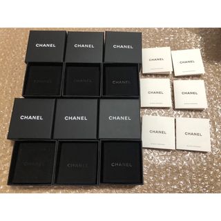 シャネル　CHANEL　ピアスケース　空箱　ショッパー