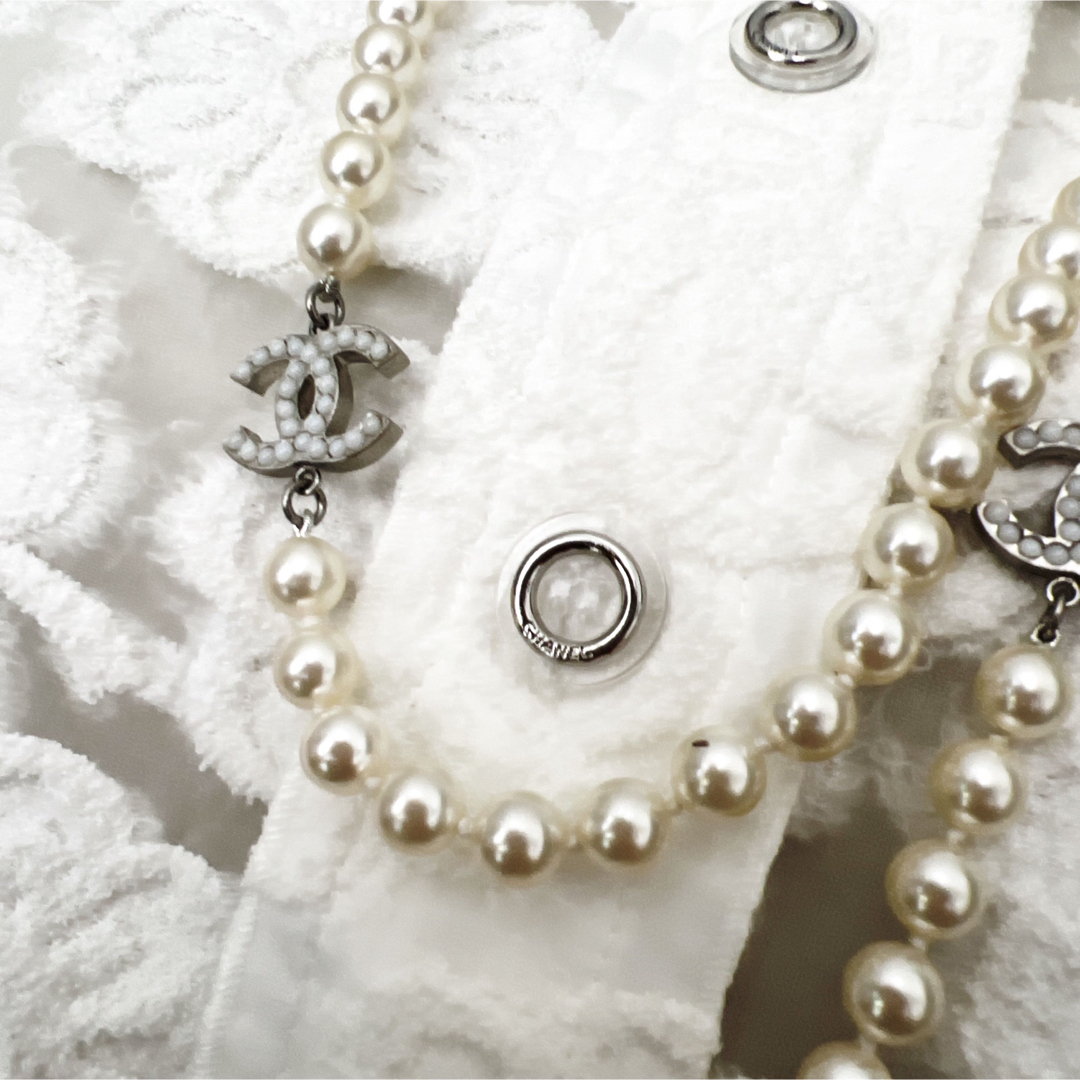 美品 CHANEL シャネル パイル地 花 ジャケット 半袖 ツイード