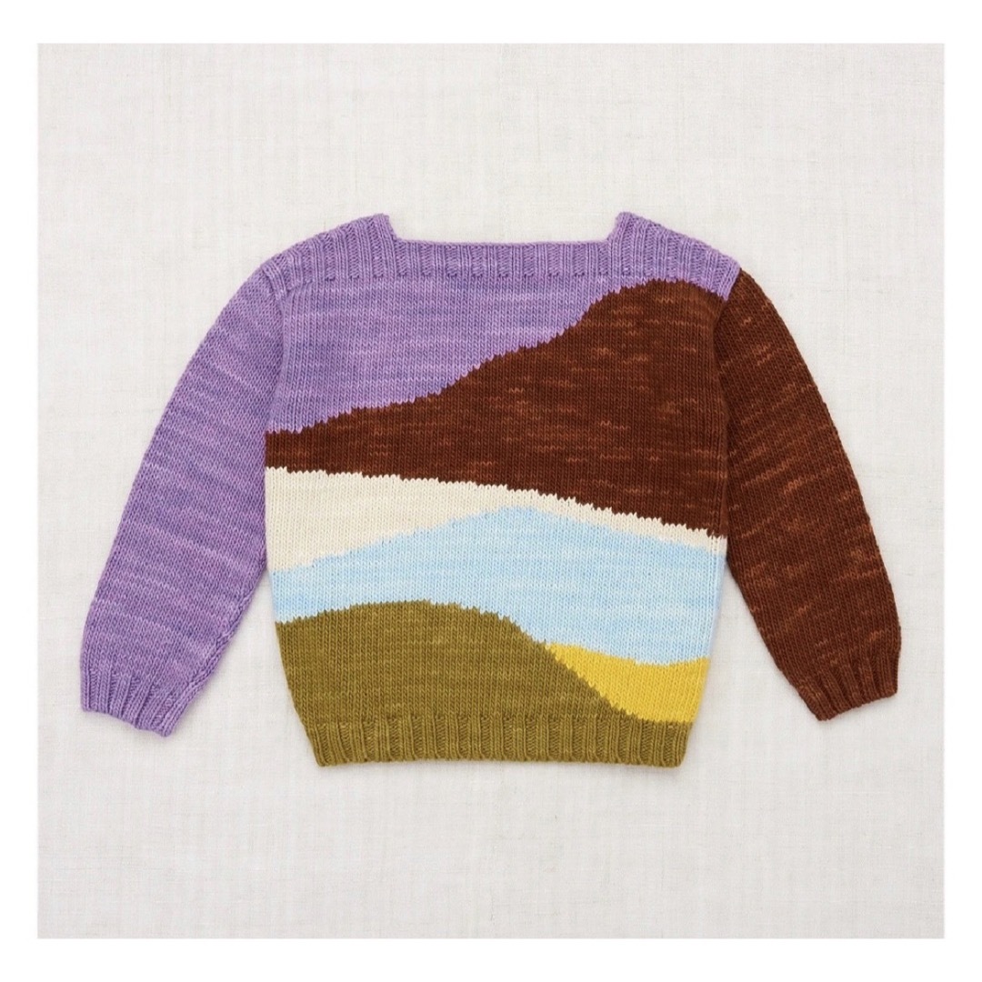 キッズ服女の子用(90cm~)misha&puff landscape sweater Provence 5y