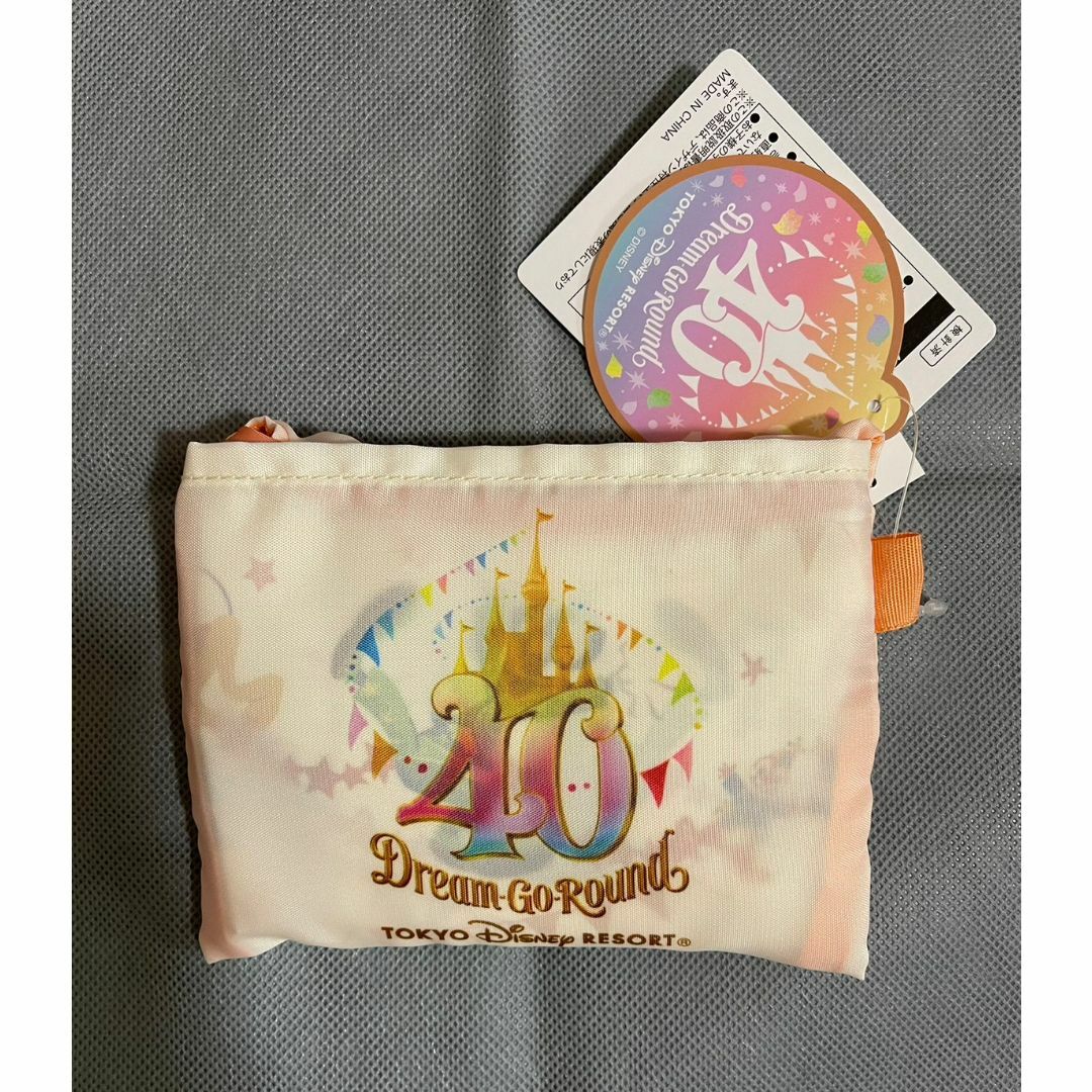 Disney(ディズニー)のディズニー 40周年 エコバッグ ドリームゴーラウンド　新品 エンタメ/ホビーのおもちゃ/ぬいぐるみ(キャラクターグッズ)の商品写真