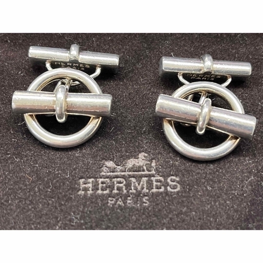 Hermes(エルメス)の稀少美品　エルメス　シェーヌダンクル　カフス　シルバー 925 保存袋有 メンズのファッション小物(カフリンクス)の商品写真