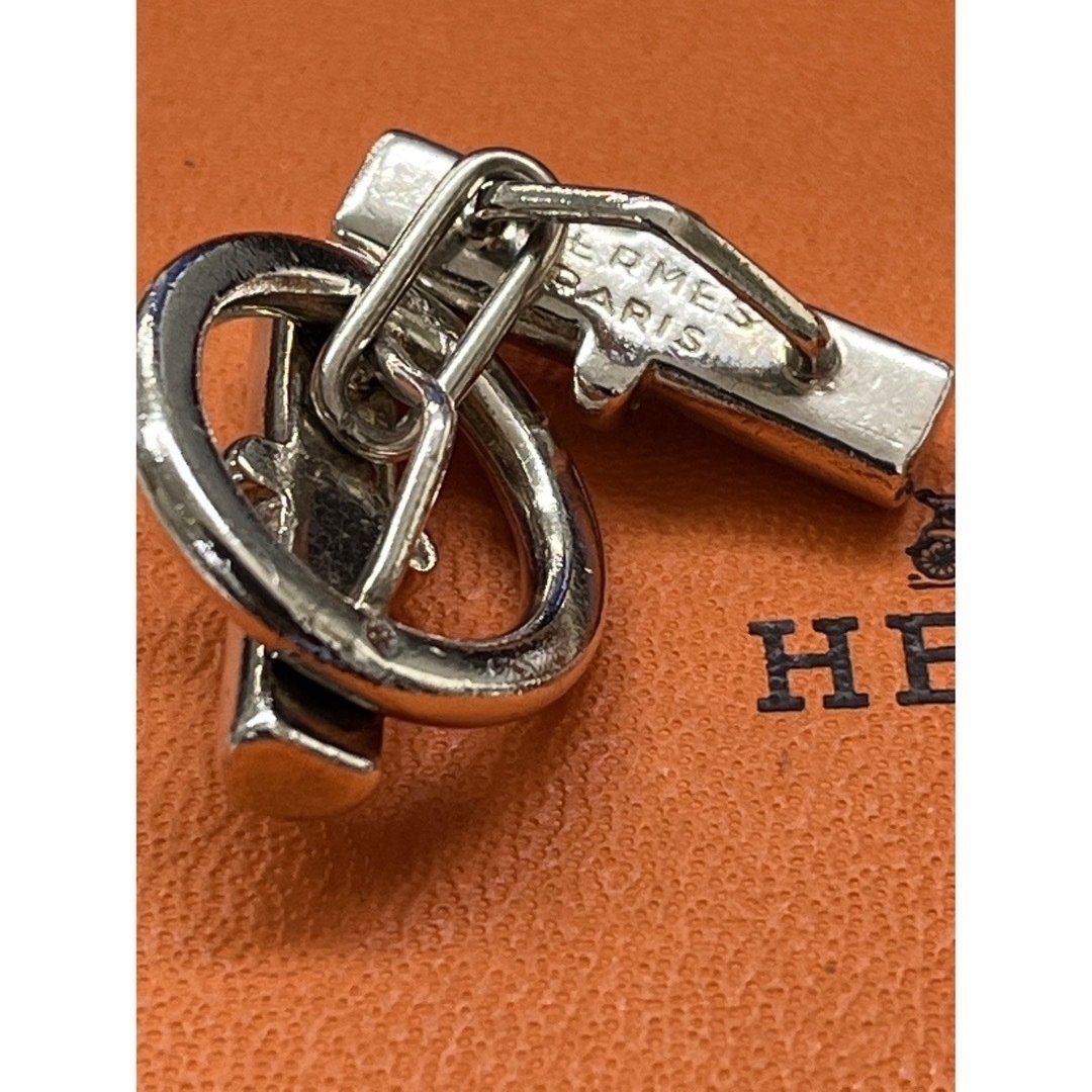 Hermes(エルメス)の稀少美品　エルメス　シェーヌダンクル　カフス　シルバー 925 保存袋有 メンズのファッション小物(カフリンクス)の商品写真