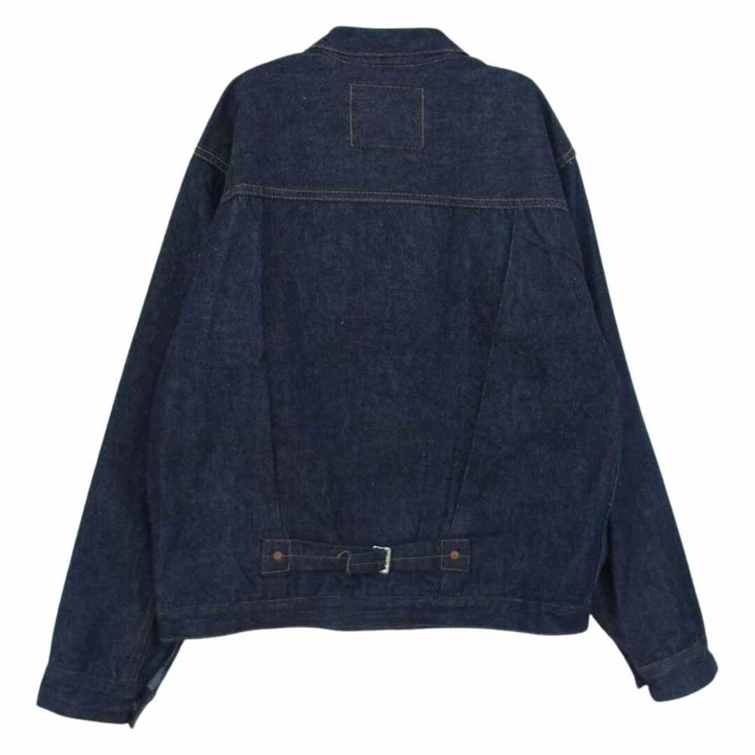 WAREHOUSE(ウエアハウス)のWAREHOUSE ウエアハウス デニムジャケット Lot 2001XX 2000XX  1936モデル 1ST TYPE DENIM JACKET ディア スキンレザーパッチ 鹿革 ファースト タイプ デニム ジャケット インディゴブルー系 40【美品】【中古】 メンズのジャケット/アウター(その他)の商品写真