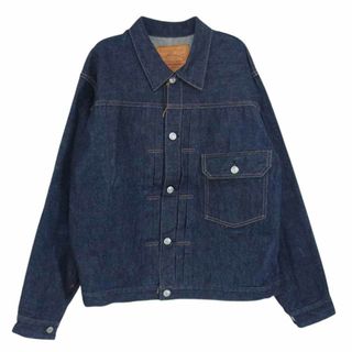 ウエアハウス(WAREHOUSE)のWAREHOUSE ウエアハウス デニムジャケット Lot 2001XX 2000XX  1936モデル 1ST TYPE DENIM JACKET ディア スキンレザーパッチ 鹿革 ファースト タイプ デニム ジャケット インディゴブルー系 40【美品】【中古】(その他)