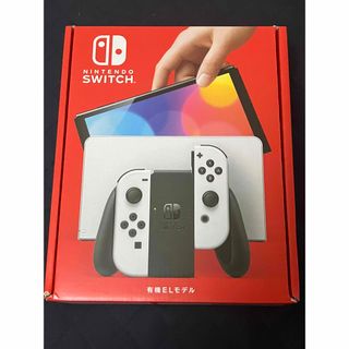 ニンテンドースイッチ(Nintendo Switch)の【新品未開封】Nintendo Switch（有機ELモデル）本体 ホワイト(家庭用ゲーム機本体)