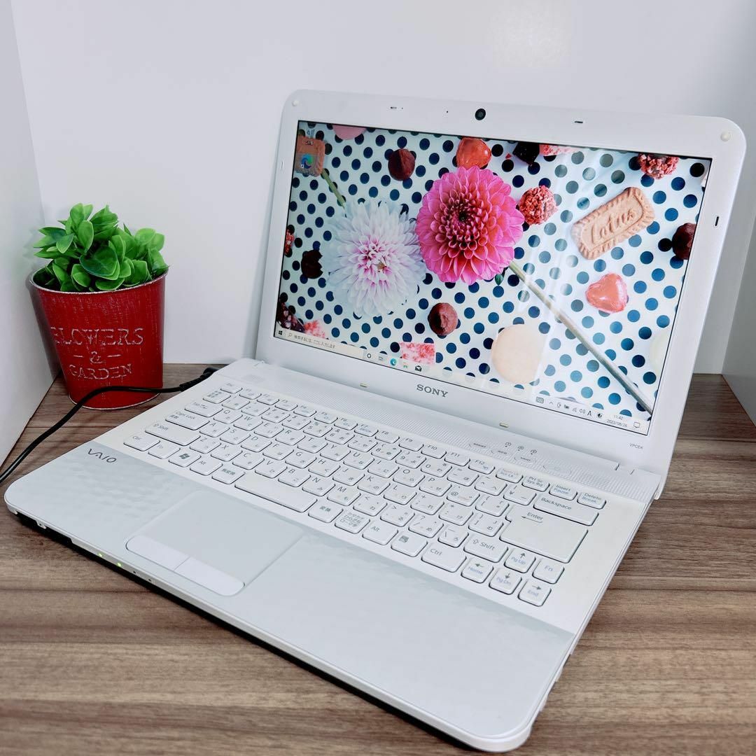 SONY - B62【VAIO♡SSD搭載♡メモリ4GB】カメラ付ノートPC/初心者の
