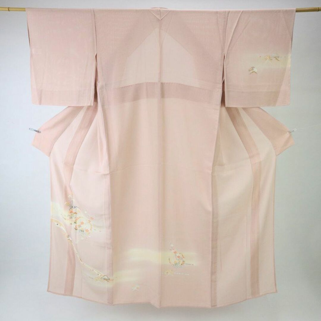 《SALE★新品長尺■夏の絽丹後ちりめん■吉祥文様付下げ◆正絹着物◆SM6-1》