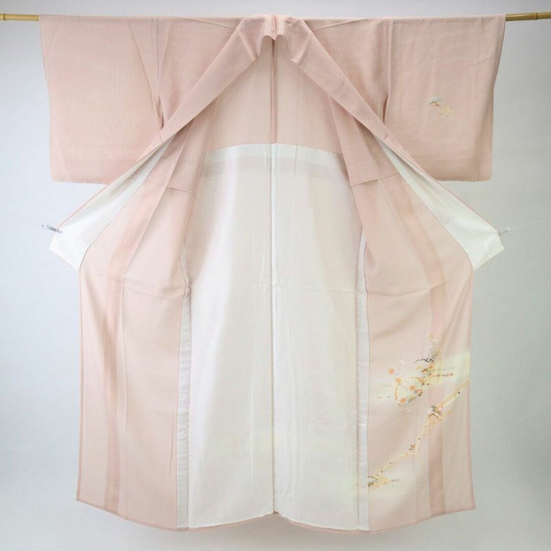《SALE★新品長尺■夏の絽丹後ちりめん■吉祥文様付下げ◆正絹着物◆SM6-1》