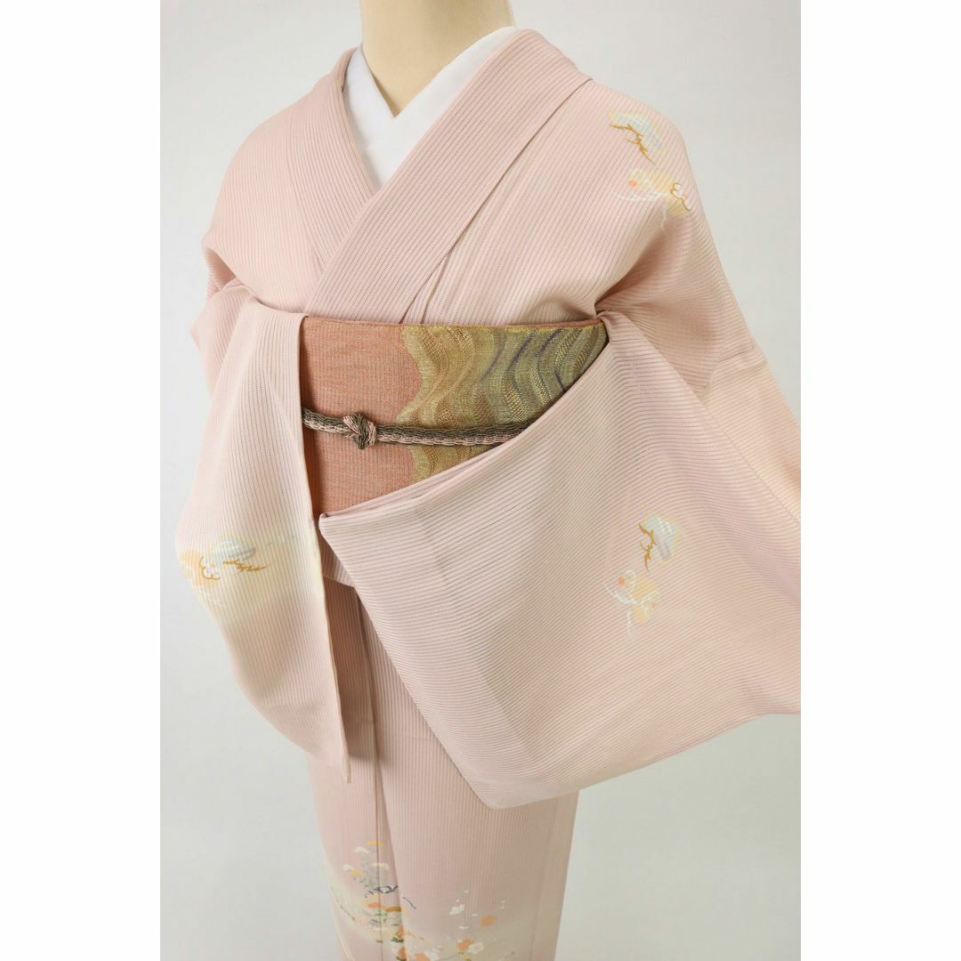 《SALE★新品長尺■夏の絽丹後ちりめん■吉祥文様付下げ◆正絹着物◆SM6-1》
