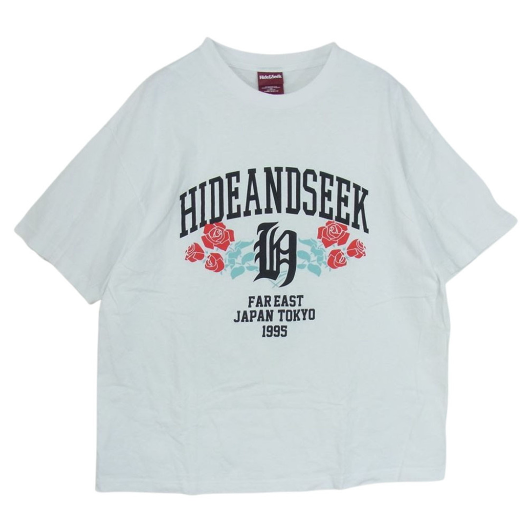 HideandSeek ハイドアンドシーク FOR EAST JAPAN TOKYO 1995 S/S TEE プリント 半袖 Tシャツ ホワイト系 XL