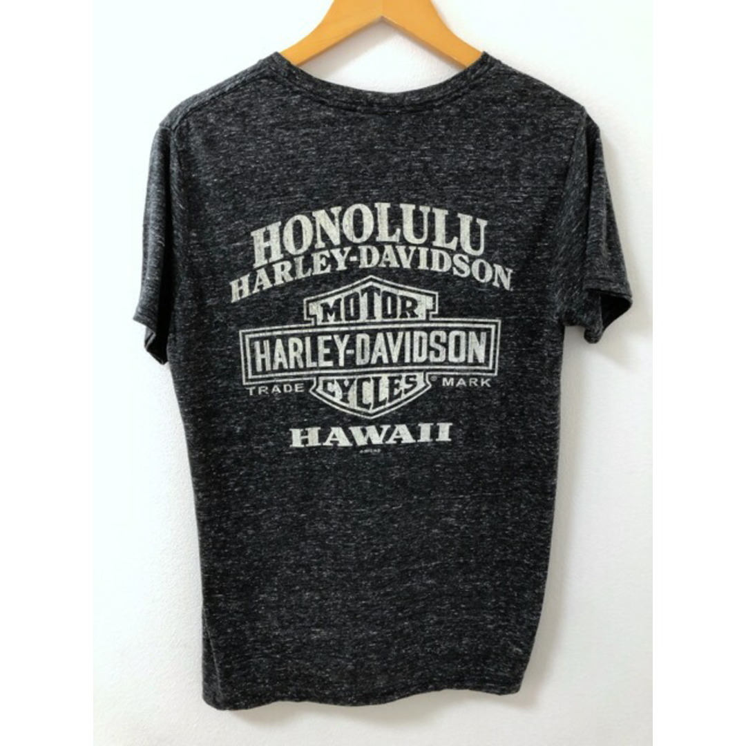 Harley Davidson(ハーレーダビッドソン)のHarley-Davidson（ハーレーダビッドソン）メキシコ製　ホノルル　ハワイ　Tシャツ　カスリ柄【中古】【007】 メンズのトップス(Tシャツ/カットソー(半袖/袖なし))の商品写真