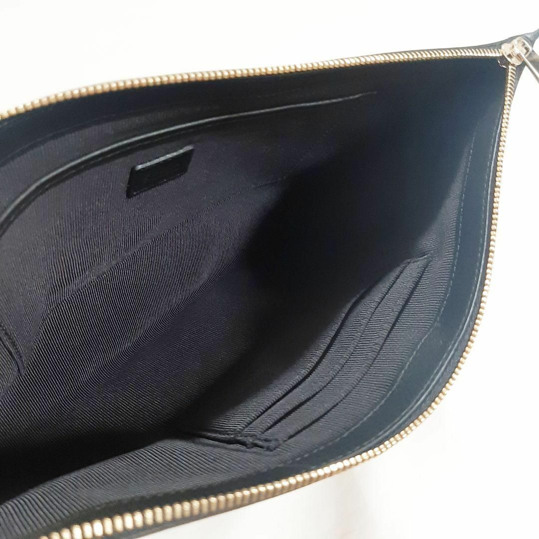 Furla - 極美品 フルラ 花 フラワー クラッチバッグ ブラック 黒