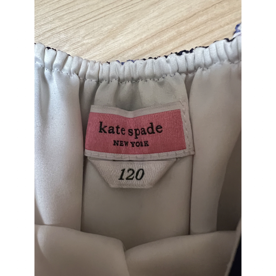 kate spade new york(ケイトスペードニューヨーク)のケイトスペード　ハート　ワンピース　120㎝ キッズ/ベビー/マタニティのキッズ服女の子用(90cm~)(ワンピース)の商品写真