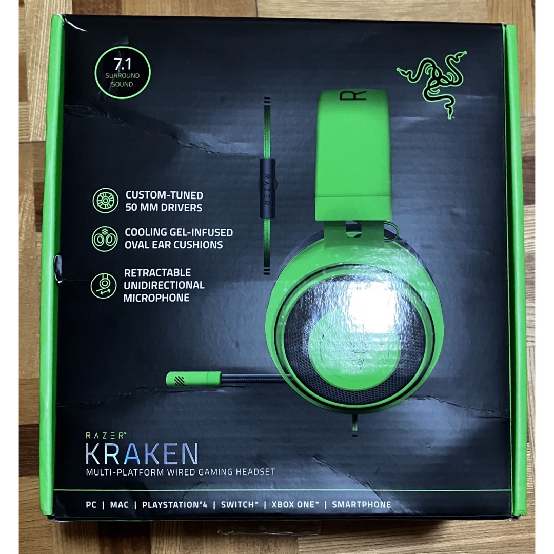 Razer(レイザー)のRazer BlackShark V2 X ゲーミングヘッドセット  エンタメ/ホビーのゲームソフト/ゲーム機本体(その他)の商品写真