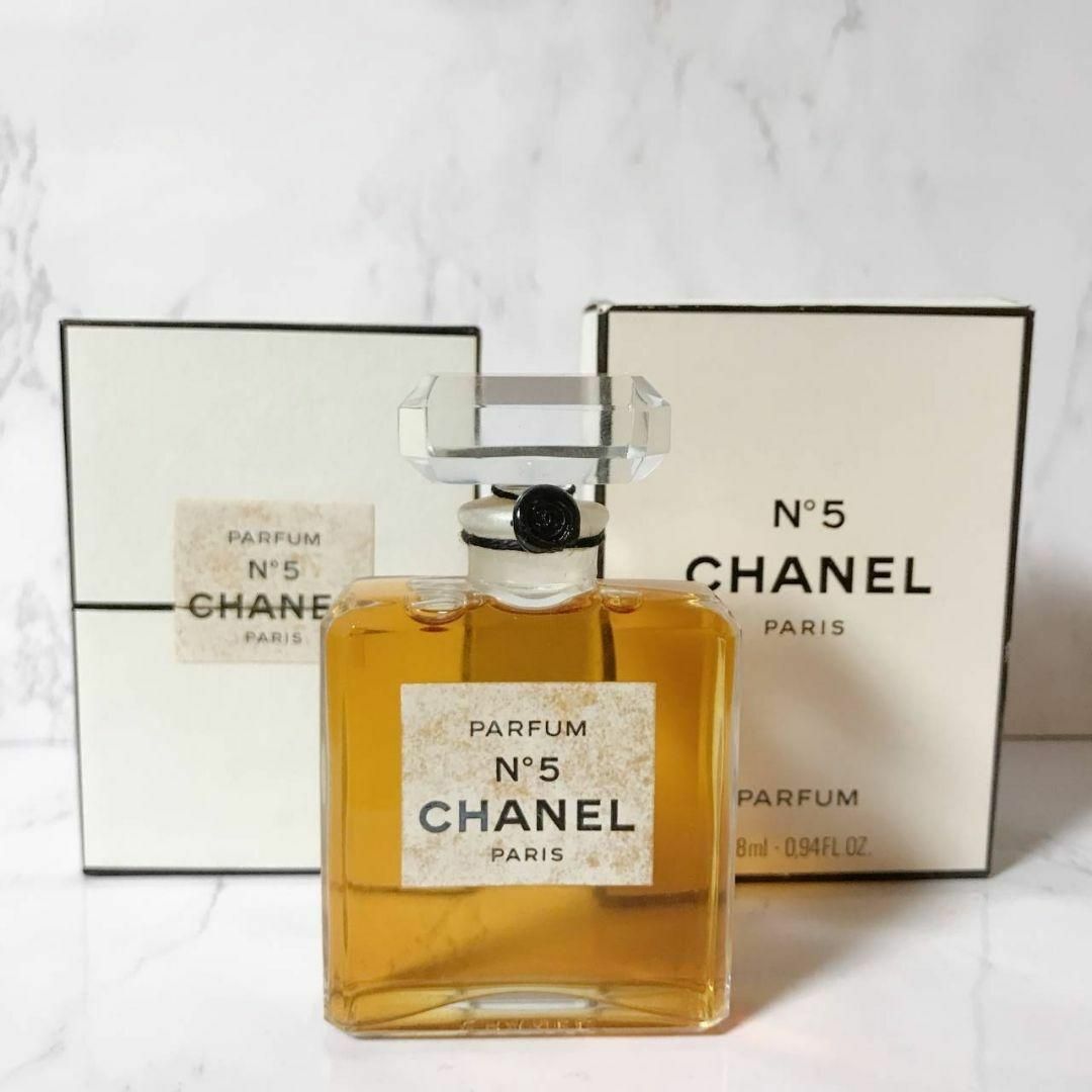 未使用　CHANEL　シャネル　No.5　パルファム　28ml