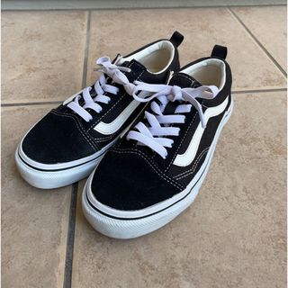 ヴァンズ(VANS)のVANS バンズ 靴 スニーカー ブラック レディース キッズ(スニーカー)