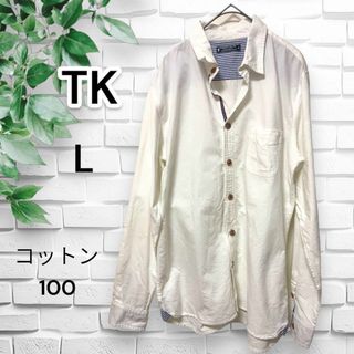 TKintermediatezonetypeタケオキクチ ホワイトシャツ綿100(シャツ)