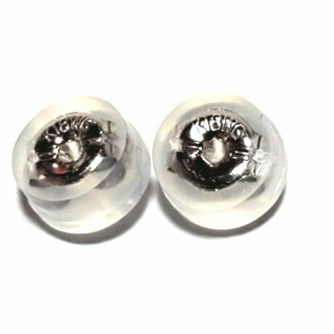 ホワイトゴールド K18WG メレダイア ピアス D0.4ct 1.5g 金