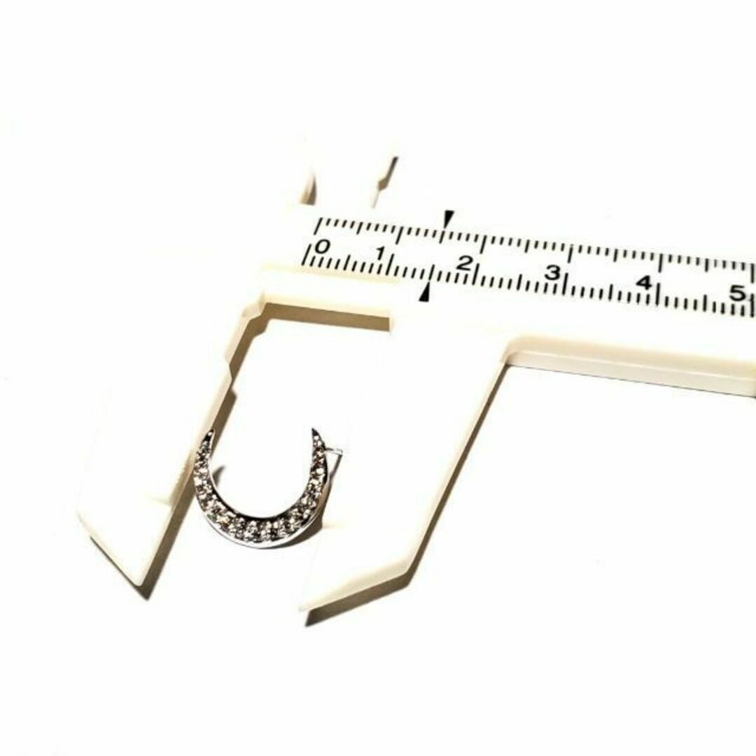 ホワイトゴールド K18WG メレダイア ピアス D0.4ct 1.5g 金