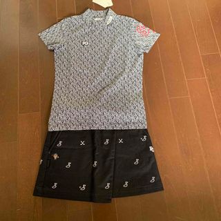 最終お値下げ❣️美品⭐️パーリーゲイツ⛳️オレンジミニスカート