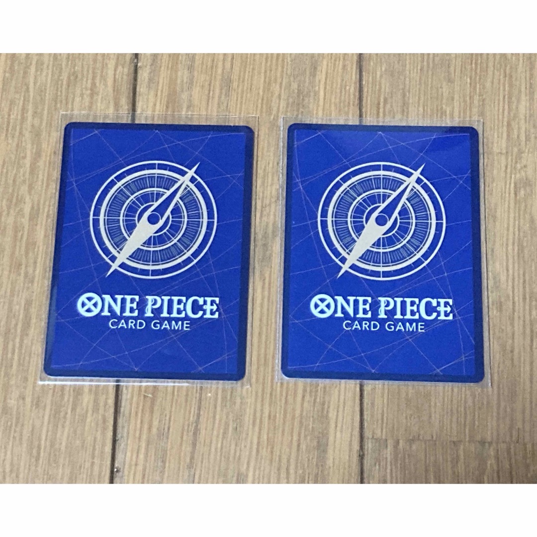 ONE PIECE(ワンピース)のワンピースカードゲーム　新時代の主役　ルフィ　2種類セット エンタメ/ホビーのトレーディングカード(シングルカード)の商品写真