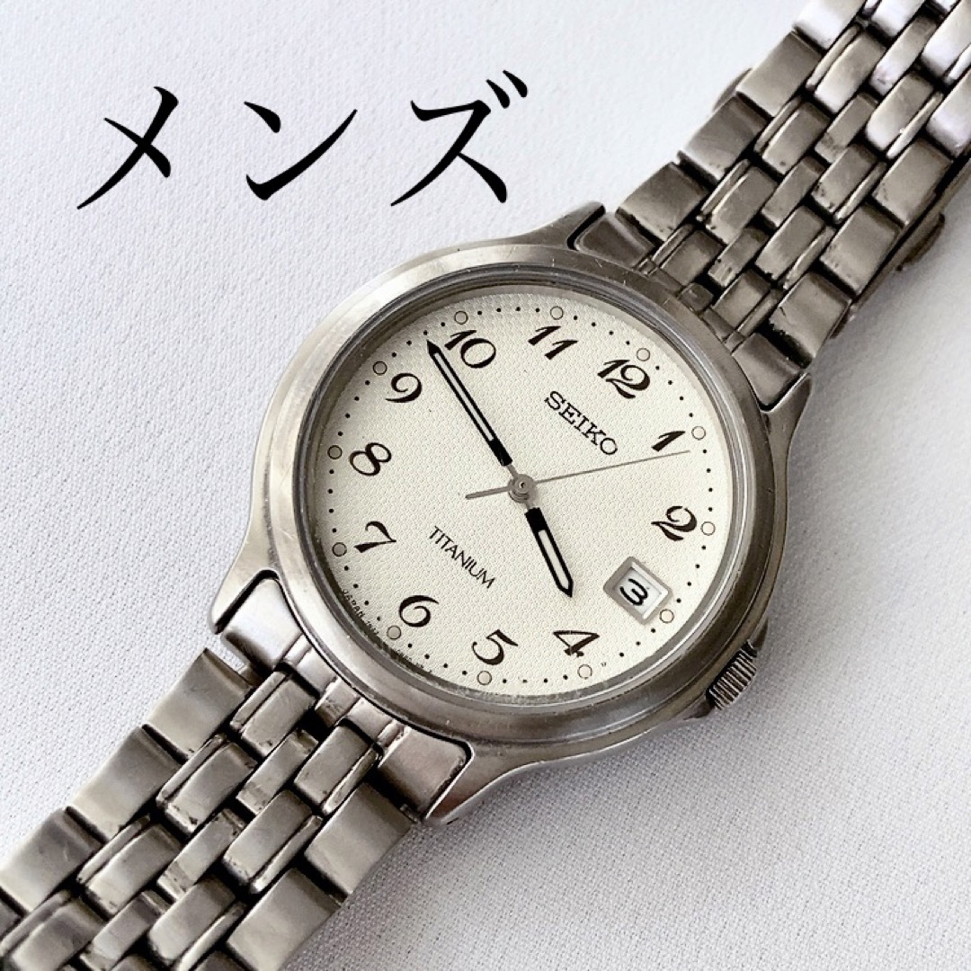 SEIKO 7N42-8A60 メンズクォーツ腕時計　稼動品