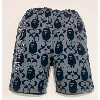 アベイシングエイプ(A BATHING APE)のBAPE X COACH SHORTS/Lサイズ/A BATHING APE(ショートパンツ)