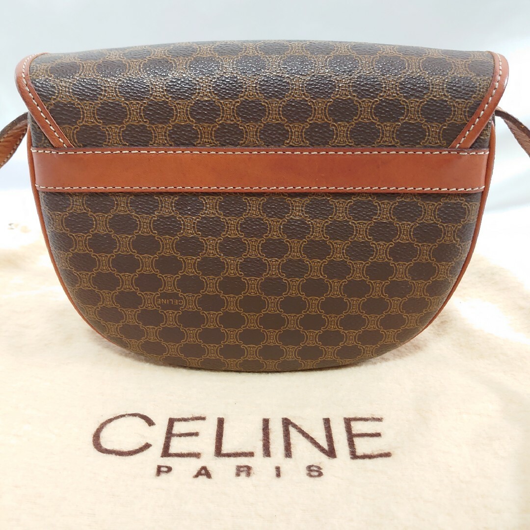 極美品 CELINE マカダム柄 ポーチ