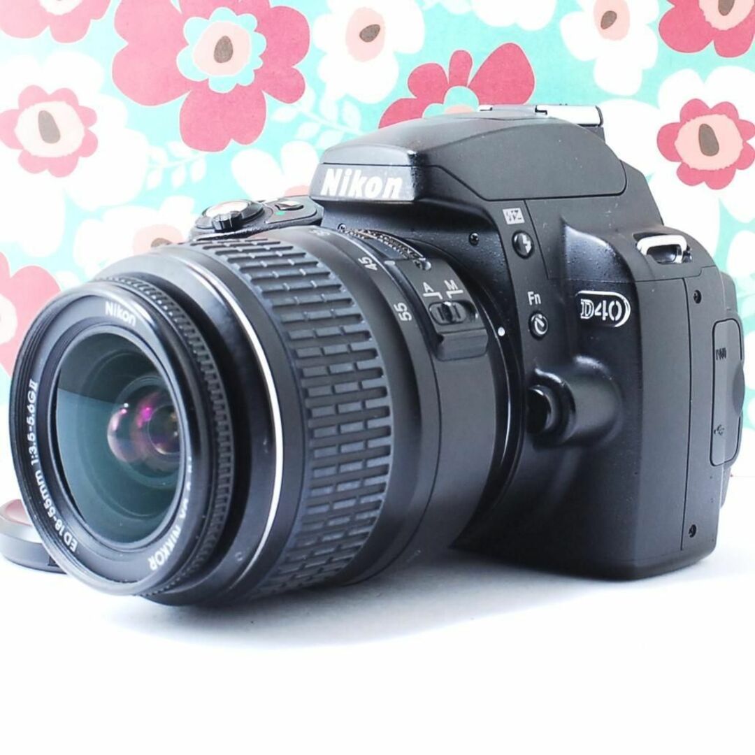 ❤️小さい軽い簡単綺麗❤Nikon Ｄ40❤届いてすぐ使える❤️初心者お勧め❤