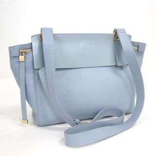 フルラ(Furla)のフルラ ショルダーバッグ レザー ブルー×ゴールド金具 /kr10327tg(ショルダーバッグ)