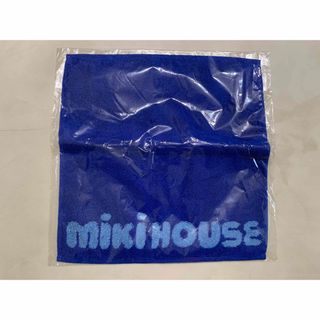 ミキハウス(mikihouse)のMIKIHOUSE　ハンカチ　タオル　新品未開封品　ブルー　男の子　女の子(その他)