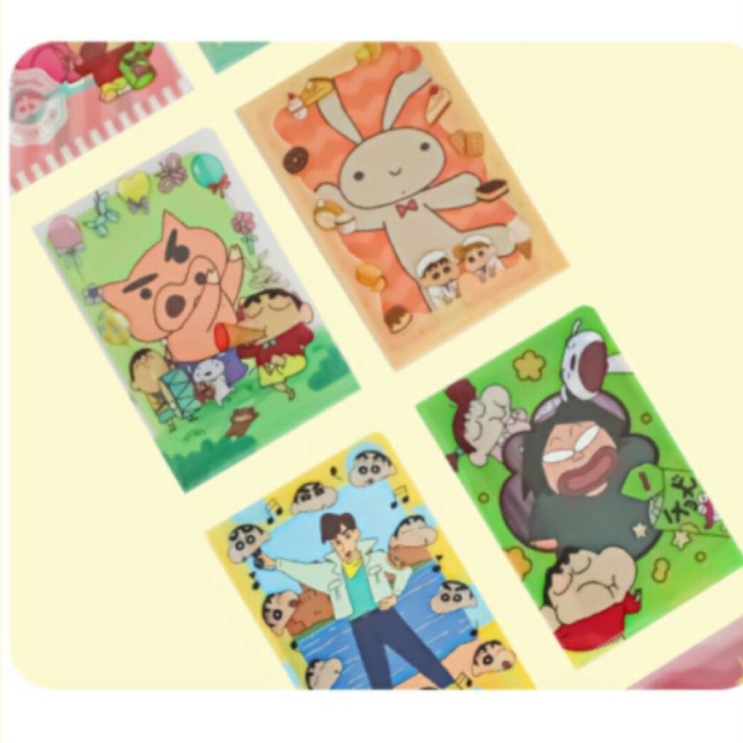 おまけ付き♡ クレヨンしんちゃん トレカ収納ミニクリアファイル