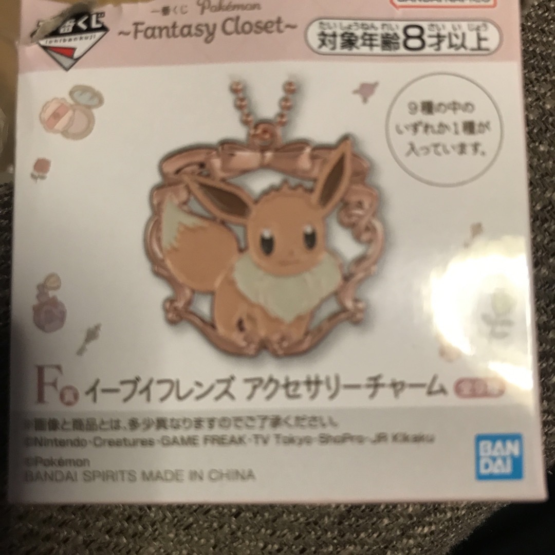 ポケモンクジ　イーブイフレンズアクセサリーチャーム エンタメ/ホビーのおもちゃ/ぬいぐるみ(キャラクターグッズ)の商品写真