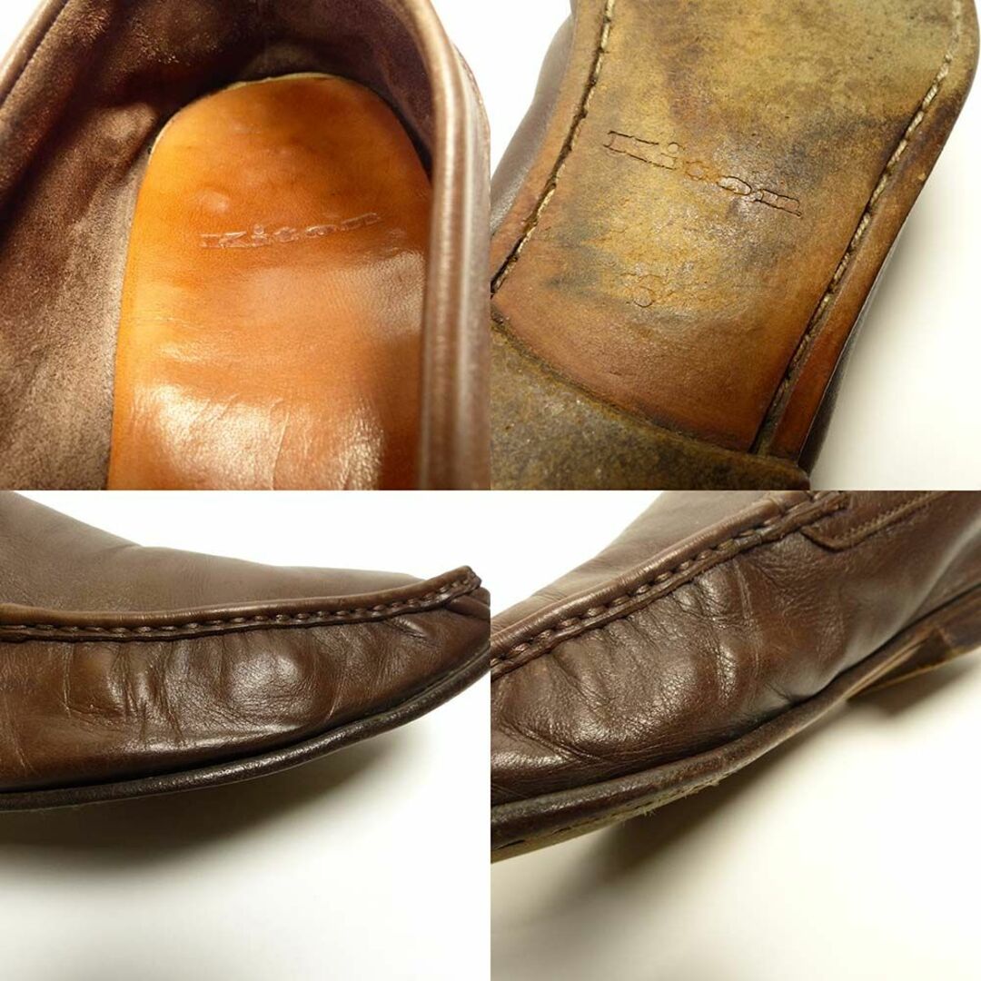 KITON - Kiton / キートン レザー モカシン ローファー 6(24.5-25cmの