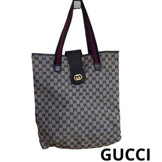 グッチ(Gucci)のGUCCIグッチ@確実正規シェリーラインGG柄トートバッグメンズレディース大容量(トートバッグ)