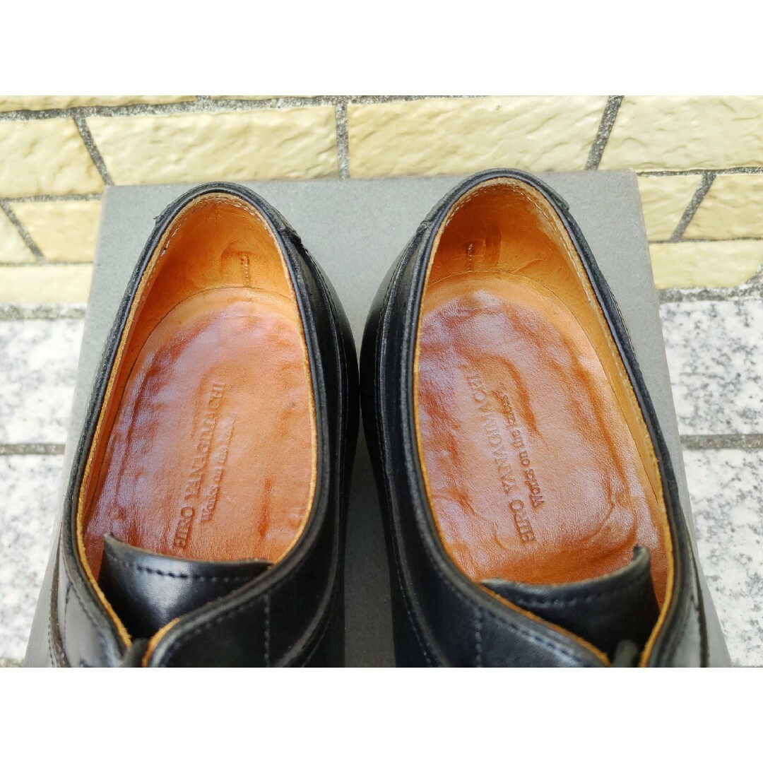 ヒロヤナギマチ 24.5cm程度 Uチップ HIRO YANAGIMACHI - ドレス/ビジネス