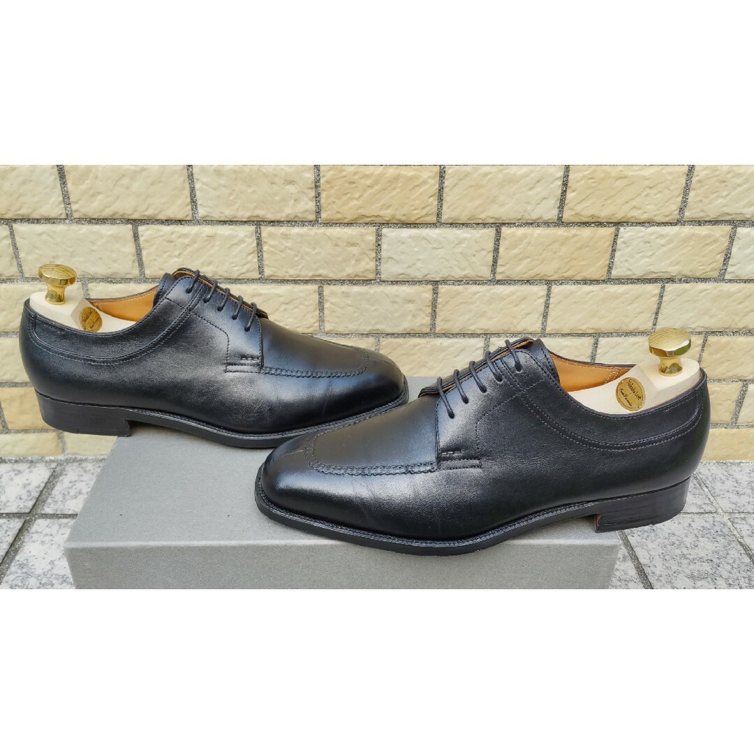 ヒロヤナギマチ 24.5cm程度 Uチップ HIRO YANAGIMACHI - ドレス/ビジネス