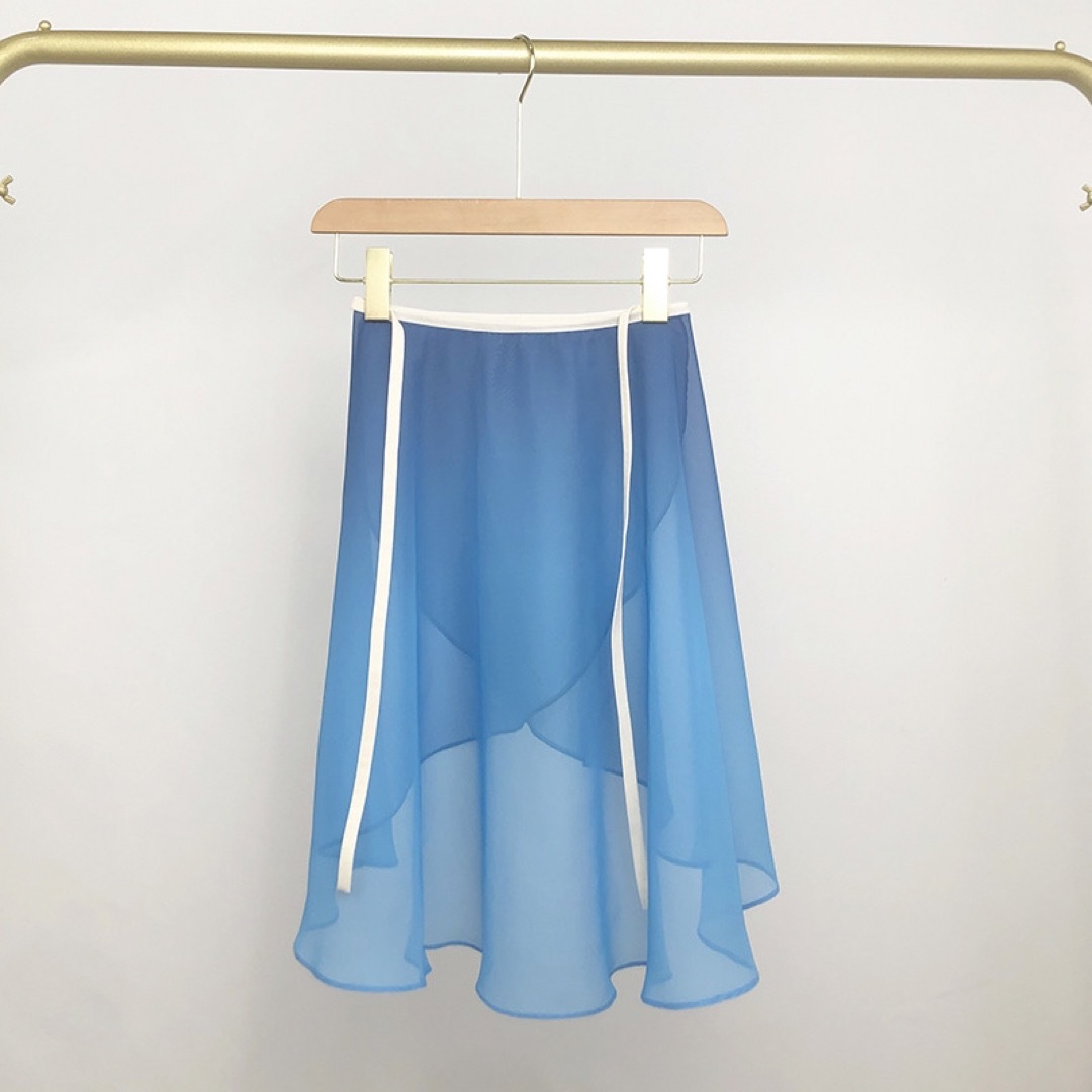 【新品】ロング巻きスカート 大人バレエ グラデーション 1