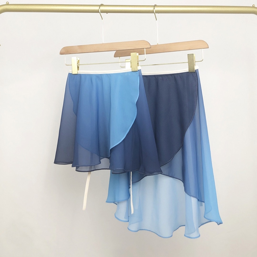【新品】ロング巻きスカート 大人バレエ グラデーション 4