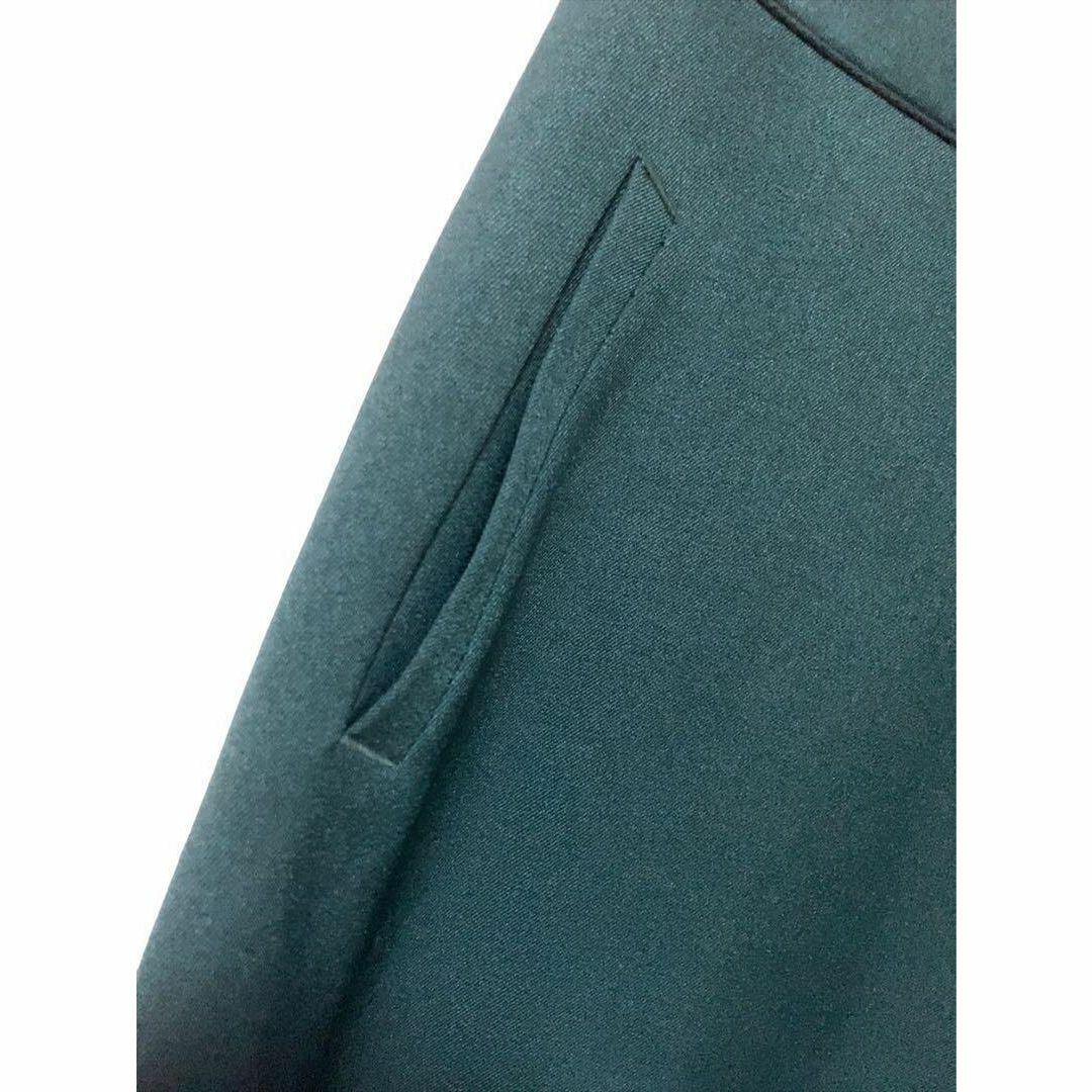 【美品】viscolor ビス カラー グリーン 膝丈スカート 台形 可愛い M レディースのスカート(ひざ丈スカート)の商品写真