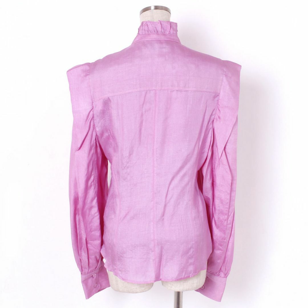 新品 イザベルマラン CHANDRA TOP シルクブラウス 34 ピンク | www
