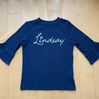 リンジィ(Lindsay)のLindsay リンジィ　トップス（150㎝）紺色(Tシャツ/カットソー)