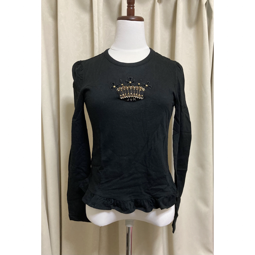 JaneMarple(ジェーンマープル)のジェーンマープル　ロング　Tシャツ　王冠　JaneMarple レディースのトップス(Tシャツ(長袖/七分))の商品写真