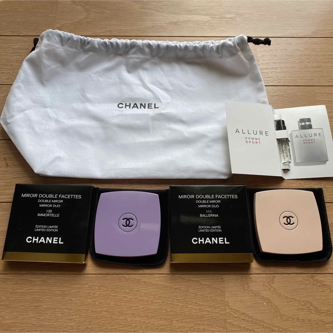 新品未使用　CHANEL ミラー　バレリーナ